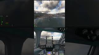 MSFS C17 Landing in Wellington plane aviation flightsimulator landing swiss001landing [upl. by Raul]