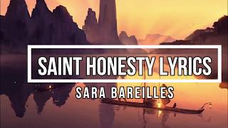 Saint Honesty Lyrics  Sara Bareilles Amidst the Chaos Album [upl. by Aekin]