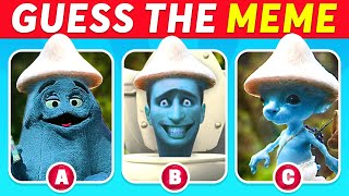 🔊Guess The Meme SONG🎤 We Live We Love We Lie Grimace Shake MrBeast Skibidi Toilet [upl. by O'Connor]