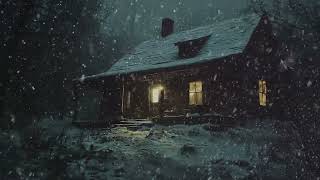 Heavy Snowstorm amp Whistling Wind  Cozy Winter Sounds for Sleeping amp Studying [upl. by Shalna]