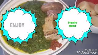 Pondu ya limbondo na mbisi ya moto moko  Congolese recipe  recette congolaise [upl. by Nuyh]