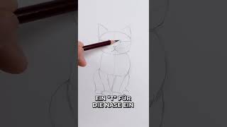 So zeichnest du eine süße Katze 🐱✏️ [upl. by Guimond]