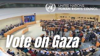 HRC55  Gaza UN Human Rights Council Calls on States to Stop Selling Transferring Arms to Israel [upl. by Eduam]