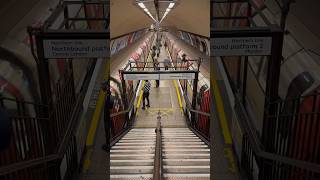 Trainspotting at Clapham North Tube Station london londra train explore [upl. by Reddy]