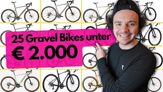 2024 25 GRAVELBIKES unter € 2000  Rose Canyon Radon Cube Giant Triban Bulls Merida [upl. by Telfore140]