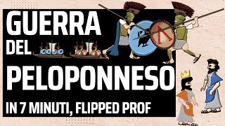 GUERRA DEL PELOPONNESO Sparta vs Atene riassunto breve [upl. by Guenzi]