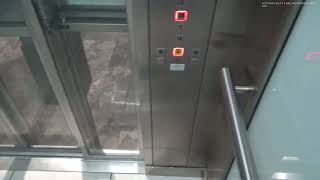 DMG amp UK Voice Massive 2018 Schindler 5500MRL Lifts at Auckland Airport Auckland Airside Only [upl. by Anirehc380]