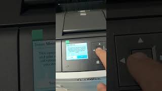 Lexmark MS 417dn factory reset restore factory defaults Fabrika ayarlarına alma [upl. by Tenej]