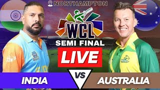 India vs Australia Champions Semi Final LIVE Cricket Match Today  World Champions Legends 2024 WCL [upl. by Oriel]