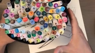 How to Sketch with Markers  Shading [upl. by Metabel]