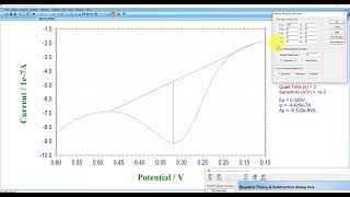 SOP  Electrochemistry Baseline Fitting and Subtraction for Differential Pulse Voltammetry DPV [upl. by Lotsirb]