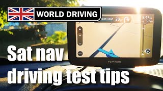 2024 UK Driving Test Tips  Sat Nav  What You Need to Know [upl. by Ybroc]