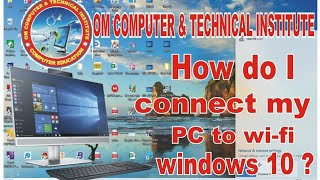 How do I connect my PC to wifi windows 10 educationviralyoutubeomcomputer789 [upl. by Yerkovich91]