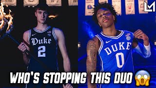 Duke Basketball Just Got A LOT SCARIER😱  Cooper Flagg Isaiah Evans amp More‼️ [upl. by Abey]