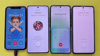 iPhone 11 Pro Incoming Call Realme 11 ProSamsung Z Flip5Poco X6 [upl. by Yekcaj890]