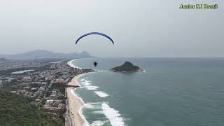 PARAMOTOR NA PRAIA DO RECREIO RJ  recreio [upl. by Shreve]