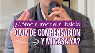 ¿Cómo aplicar a los dos subsidios de vivienda caja de compensación  Mi Casa Ya [upl. by Templia]