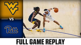 West Virginia vs Pitt Full Game Replay  202425 ACC Men’s Basketball [upl. by Ehrman261]