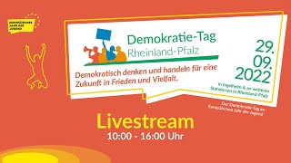 Landesdemokratietag 2022  Live aus Ingelheim [upl. by Ycinuq]