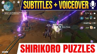 Shirikoro Peak Full Walkthrough amp Guide  Relay Stone Puzzles  Genshin Impact v22 Tsurumi Island [upl. by Xella]