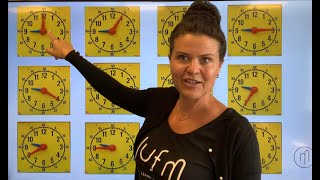 NT2 klok kijken⏰hoe laat is hetTien voor half tien😱Tell time in Dutch learndutch TC610 612 615 [upl. by Lisha980]