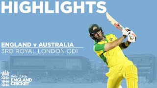 England v Australia  Highlights  Maxwell Hits Stunning Century  3rd Royal London ODI 2020 [upl. by Annoda]