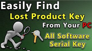 How To Find Lost Product Key  Find All Softwares Lost Product Key  In HindiUrdu [upl. by Aldredge585]