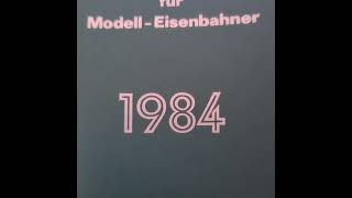 Mehr 1984 Taschenkalender für ModellEisenbahner [upl. by Waine107]