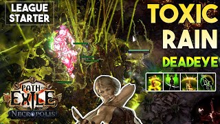 324 Toxic Rain Build League Starter  Deadeye  Necropolis  Path of Exile 324 [upl. by Denver164]