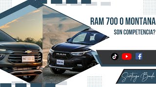 RAM 700 vs Chevrolet Montana Son competencia [upl. by Llenrahs]