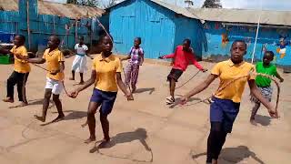 Grade 5 performing heel taps rope skipping technique [upl. by Ablasor693]