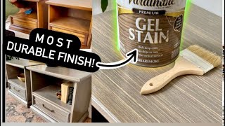 GEL STAIN OVER PAINT ☑️ WORKS ON ANY SURFACE [upl. by Dennet574]