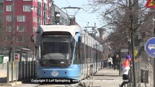 SL Tram Tvärbanan Mårtensdal Stockholm [upl. by Rosy]