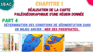 1BAC SVT  Réalisation de la carte paléogéographique  part 4 sédimentation Au Mer des phosphates [upl. by Digdirb]