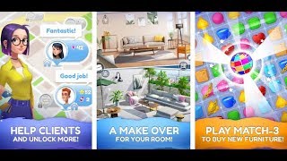 Homecraft  Home Design Gameplay AndroidiOS [upl. by Nochur]