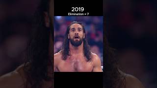 Every Seth Rollins Royal Rumble Elimination Edit 🔥 [upl. by Day]