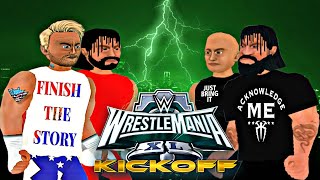 Full segment Rock Reigns Rhodes and Rollins highlights Road to WrestleMania [upl. by Zach509]