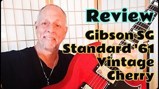 Gibson SG Standard 61 Vintage Cherry Electric Guitar Review Made In USA  Brian K Guitar [upl. by Chrissy]