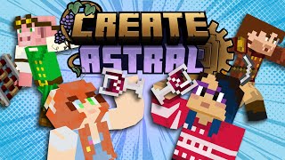 Babys First Winery  Create Astral Ep 1 Modded Minecraft 4Player Gameplay [upl. by Ailedo]