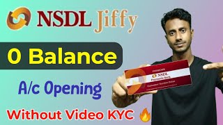 How to Open NSDL Payment Bank Account Online  NSDL Zero Balance account Opening Without Video Kyc [upl. by Hopfinger]