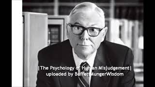 The Psychology of Human Misjudgement  Charlie Munger Full Speech [upl. by Adnarem]