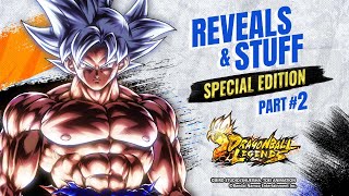 DRAGON BALL LEGENDS REVEALS ＆ STUFF SPECIAL EDITION PART 2 [upl. by Ainek]