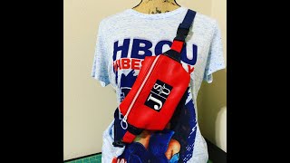 ITH Hip Hugger Bag by starfishdesigns3312 on the NQ1700E Embroidery Machine tutorial [upl. by Negem]