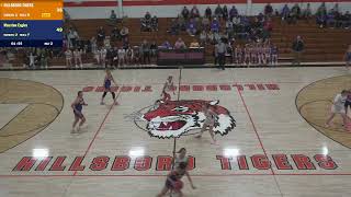 Hillsboro Tiger Girls Basketball vs Mauston Eagles 112723 [upl. by Olegnaed847]