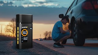 AUXITO A501 Tire Inflator Portable Air Compressor 150 PSI Cordless Air Pump [upl. by Schoenburg]