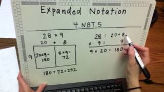 4th Expanded Notation Multiplication [upl. by Galvin]