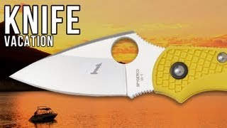 Spyderco Dragonfly 2 Salt Knife Vacation [upl. by Ahsinned]