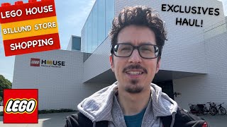 Shopping at LEGO House Billund Denmark Store  Exclusive Sets Haul [upl. by Akehsal]