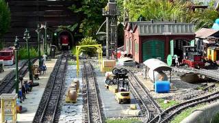 Eisenbahnromantik auf unserer LGB Gartenbahn  Teil 1  Anlagenportrait [upl. by Ellenehc]