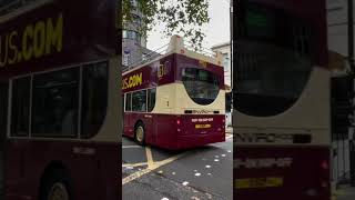 Sightseeing bus outside London Euston station October 24 [upl. by Arline245]